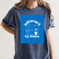 Fun For Introverts Women's Comfort Colors T-Shirt Moss