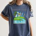 Future City Wind Power Frutiger Aero Y2K Style Ocean Women's Comfort Colors T-Shirt Moss Future City Wind Power Frutiger Aero Y2K Style Ocean Women's Comfort Colors T-Shirt Moss
