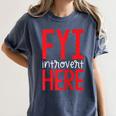 Fyi Introvert Here Raglan Baseball Tee Women's Comfort Colors T-Shirt Moss