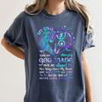 God Made-My Sister An Angel In Heaven In Memory Christian Women's Comfort Colors T-Shirt Moss