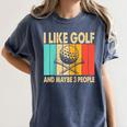 I Like Golf And Maybe 3 People Introvert Raglan Baseball Tee Women's Comfort Colors T-Shirt Moss I Like Golf And Maybe 3 People Introvert Raglan Baseball Tee Women's Comfort Colors T-Shirt Moss