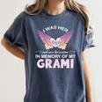 Grami Angel In My Memory Cute Family Remembrance Match Women's Comfort Colors T-Shirt Moss