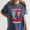 Grandson Heart Disease Awareness In Remembrance In Memory Of Women's Comfort Colors T-Shirt Moss Grandson Heart Disease Awareness In Remembrance In Memory Of Women's Comfort Colors T-Shirt Moss