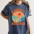 Groovy Brother 70s Aesthetic Nostalgia 1970's Retro Brother Women's Comfort Colors T-Shirt Moss