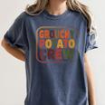 Grouchy Potato Crew Introvert Sarcasm Women's Comfort Colors T-Shirt Moss