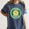I Hate People Saying For Introverts Women's Comfort Colors T-Shirt Moss