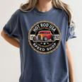 Hotrod Custom Car Automotive Nostalgia Distressed Premium Tri-Blend Women's Comfort Colors T-Shirt Moss