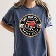 Hotrod Custom Car Automotive Nostalgia Distressed Women's Comfort Colors T-Shirt Moss Hotrod Custom Car Automotive Nostalgia Distressed Women's Comfort Colors T-Shirt Moss
