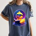 Humor Rubber Duck Reading Book Women's Comfort Colors T-Shirt Moss