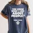 Introvert Animal Dog Owner Women's Comfort Colors T-Shirt Moss