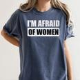 Introvert Anti-Social Shy Teen Joke Sarcastic Women's Comfort Colors T-Shirt Moss