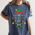 The Introvert Elf Christmas Family Matching Fun Xmas Top Women's Comfort Colors T-Shirt Moss The Introvert Elf Christmas Family Matching Fun Xmas Top Women's Comfort Colors T-Shirt Moss