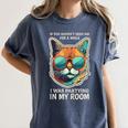 Introvert Joke For Introversion Personality Pity Party Women's Comfort Colors T-Shirt Moss