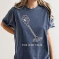Introvert Metal Detector Hobbyist Quiet Detectorist Women's Comfort Colors T-Shirt Moss Introvert Metal Detector Hobbyist Quiet Detectorist Women's Comfort Colors T-Shirt Moss