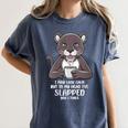 Introvert Panther And Coffee Lovers Women's Comfort Colors T-Shirt Moss