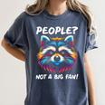 Introvert Raccoon Sarcasm Anti Social Women's Comfort Colors T-Shirt Moss