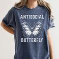 Introverted Introvert Antisocial Butterfly Women's Comfort Colors T-Shirt Moss Introverted Introvert Antisocial Butterfly Women's Comfort Colors T-Shirt Moss