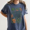 Introverted But Willing To Discuss Plants Botanical Women's Comfort Colors T-Shirt Moss