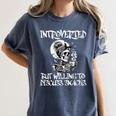 Introverted But Willing To Discuss Snacks Coffee Premium Women's Comfort Colors T-Shirt Moss