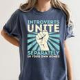 Introverts Unite Separately Introverted Antisocial Women's Comfort Colors T-Shirt Moss Introverts Unite Separately Introverted Antisocial Women's Comfort Colors T-Shirt Moss