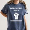 Introverts Unite Separately In Your Own Homes Sarcasm Women's Comfort Colors T-Shirt Moss Introverts Unite Separately In Your Own Homes Sarcasm Women's Comfort Colors T-Shirt Moss
