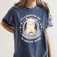 It's A Beautiful Day To Leave Me Alone Introvert Women's Comfort Colors T-Shirt Moss