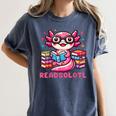 Kawaii Axolotl Readsolotl Book Lover Reading Bookworm Girls Women's Comfort Colors T-Shirt Moss Kawaii Axolotl Readsolotl Book Lover Reading Bookworm Girls Women's Comfort Colors T-Shirt Moss