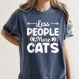 Less People More Cats Introvert's Dream Tee Women's Comfort Colors T-Shirt Moss Less People More Cats Introvert's Dream Tee Women's Comfort Colors T-Shirt Moss