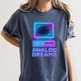 Lofi Reverie Analog Dreams Pixel 90s Desktop VHS Nostalgia Women's Comfort Colors T-Shirt Moss