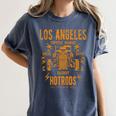 Los Angeles Hotrods Automotive Nostalgia Distressed Premium Tri-Blend Women's Comfort Colors T-Shirt Moss