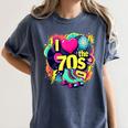 I Love The 70s Retro Cassette Roller Vinyl Nostalgia Vibes Women's Comfort Colors T-Shirt Moss I Love The 70s Retro Cassette Roller Vinyl Nostalgia Vibes Women's Comfort Colors T-Shirt Moss