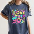 I Love The 90'S 90s Retro Nostalgia Premium Tri-Blend Women's Comfort Colors T-Shirt Moss