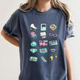 I Love The 90s Old For Nostalgia Fans Women's Comfort Colors T-Shirt Moss