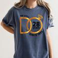 Marriage Memory Wife Husband We Still Do 28 Years Since 1995 Women's Comfort Colors T-Shirt Moss