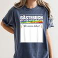 Meine Jugendweihe Guest Book Colourful Wir Waren Dabei MäDchen German Women's Comfort Colors T-Shirt Moss