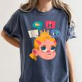Meme Queen In Silence Introvert Anti People Antisocial Quiet Women's Comfort Colors T-Shirt Moss Meme Queen In Silence Introvert Anti People Antisocial Quiet Women's Comfort Colors T-Shirt Moss