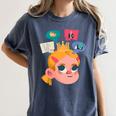 Meme Queen In Silence Introvert Anti People Antisocial Quiet Women's Comfort Colors T-Shirt Moss