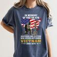 In Memory Of The 58479 Brothers & Sisters On Back Women's Comfort Colors T-Shirt Moss In Memory Of The 58479 Brothers & Sisters On Back Women's Comfort Colors T-Shirt Moss