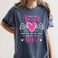 Memory Of My Aunt I Was Her Angel Now She Is Mine Heaven Women's Comfort Colors T-Shirt Moss Memory Of My Aunt I Was Her Angel Now She Is Mine Heaven Women's Comfort Colors T-Shirt Moss