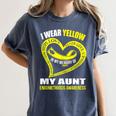 In My Memory Of My Aunt ENDOMETRIOSIS AWARENESS Women's Comfort Colors T-Shirt Moss