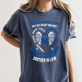 In Memory Of Brother In Law Colon Cancer Awareness Uplifting Women's Comfort Colors T-Shirt Moss In Memory Of Brother In Law Colon Cancer Awareness Uplifting Women's Comfort Colors T-Shirt Moss