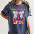 Memory Of My Dad My Dad In Heaven Women's Comfort Colors T-Shirt Moss