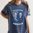 In Memory Of Daughter In Law Colon Cancer Awareness Memorial Women's Comfort Colors T-Shirt Moss
