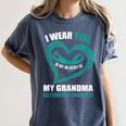 In My Memory Of My Grandma SCLERODERMA AWARENESS Women's Comfort Colors T-Shirt Moss