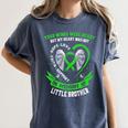 In Memory Of Little Brother Non Hodgkins Lymphoma Awareness Women's Comfort Colors T-Shirt Moss In Memory Of Little Brother Non Hodgkins Lymphoma Awareness Women's Comfort Colors T-Shirt Moss