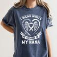 In Memory Of My Nana Lung Cancer Awareness Graphic Women's Comfort Colors T-Shirt Moss In Memory Of My Nana Lung Cancer Awareness Graphic Women's Comfort Colors T-Shirt Moss