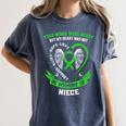 In Memory Of Niece Non Hodgkins Lymphoma Awareness Cancer Women's Comfort Colors T-Shirt Moss In Memory Of Niece Non Hodgkins Lymphoma Awareness Cancer Women's Comfort Colors T-Shirt Moss