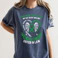 In Memory Of Sister In Law Kidney Disease Awareness Products Women's Comfort Colors T-Shirt Moss