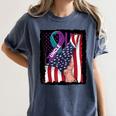 In Memory Of My Uncle Suicide Awareness American Flag Women Kids Men Women's Comfort Colors T-Shirt Moss In Memory Of My Uncle Suicide Awareness American Flag Women Kids Men Women's Comfort Colors T-Shirt Moss