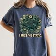 I Miss The Static Retro VHS Nostalgia Art Women's Comfort Colors T-Shirt Moss